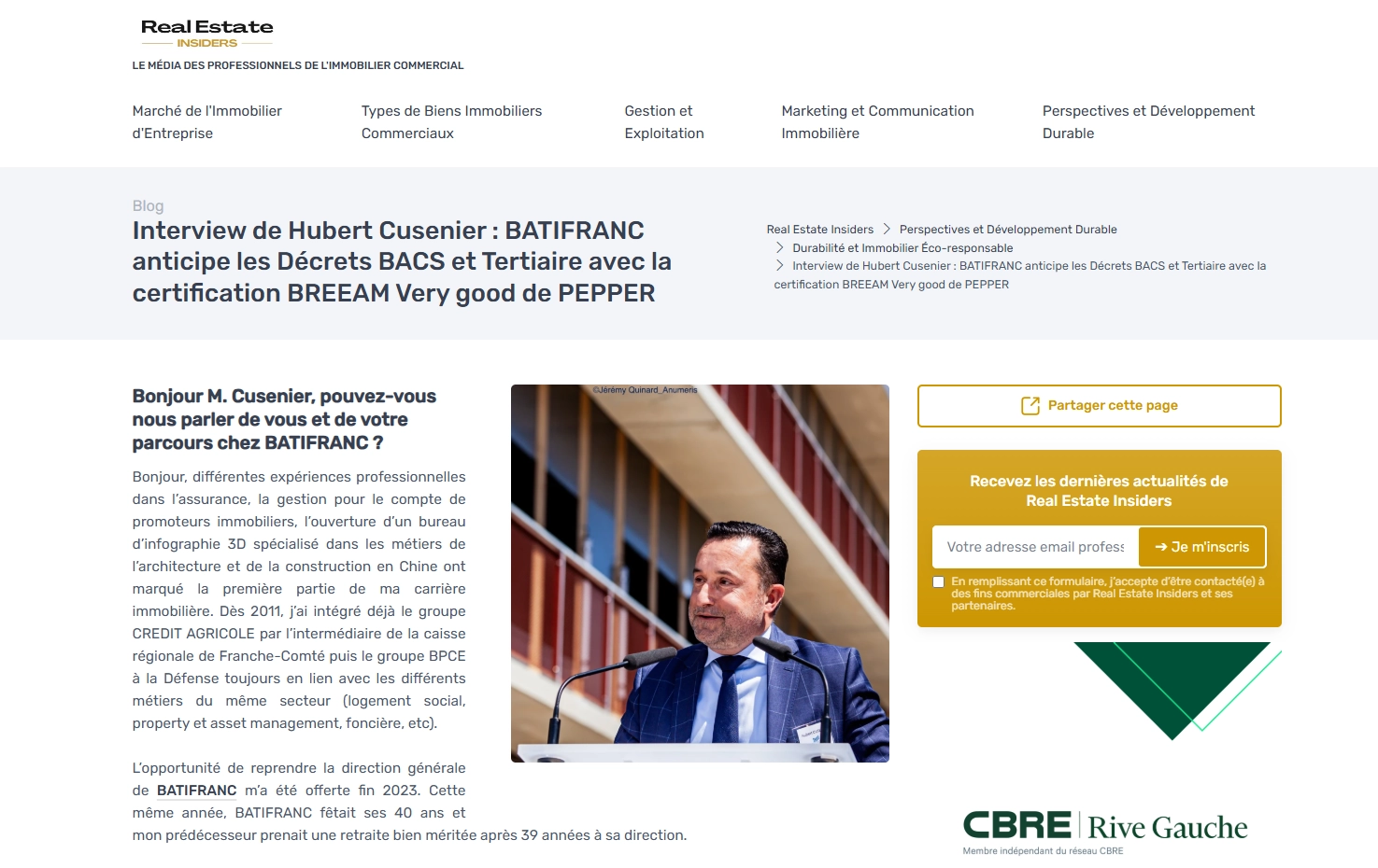 Extrait de l'article