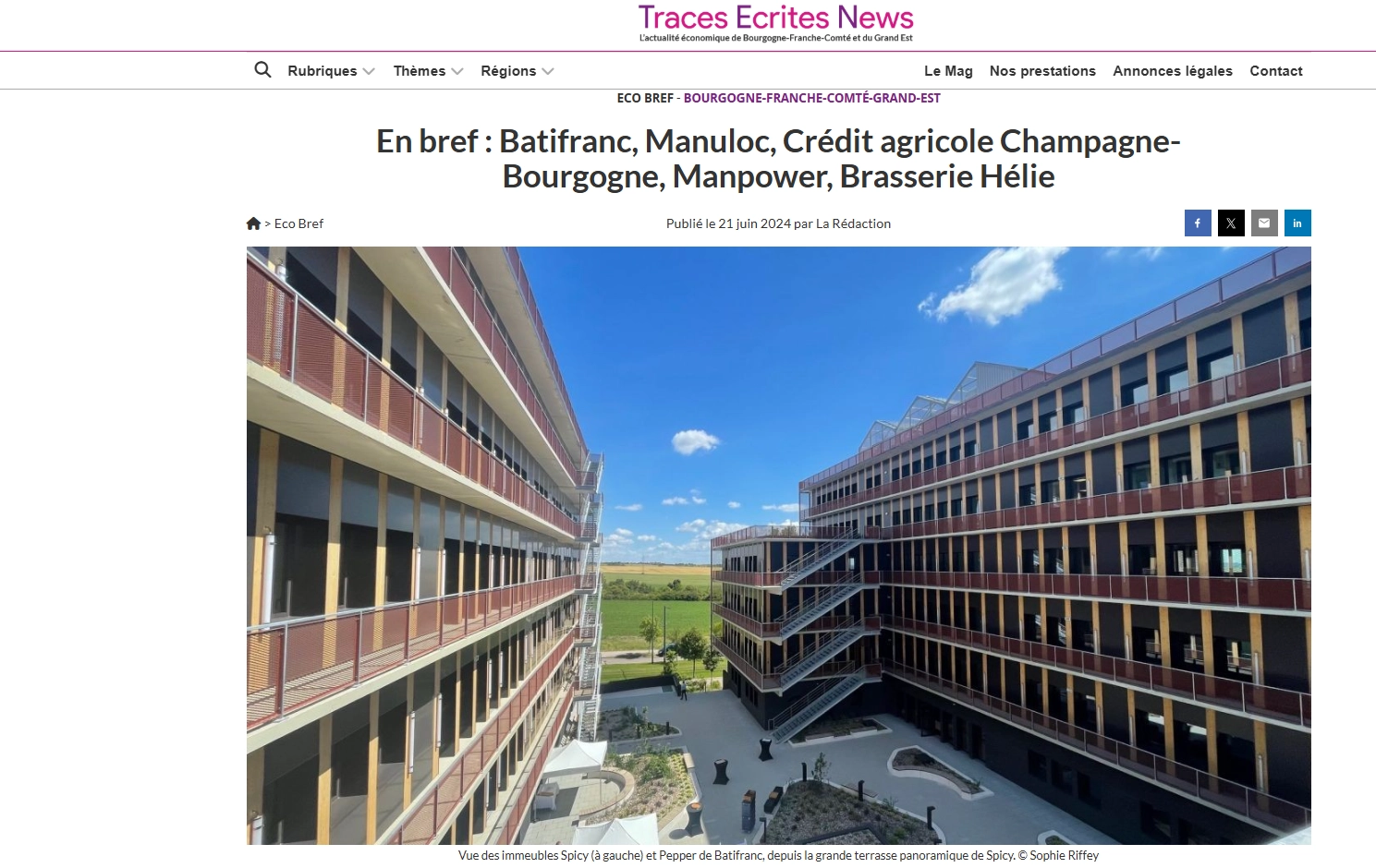 Extrait de l'article