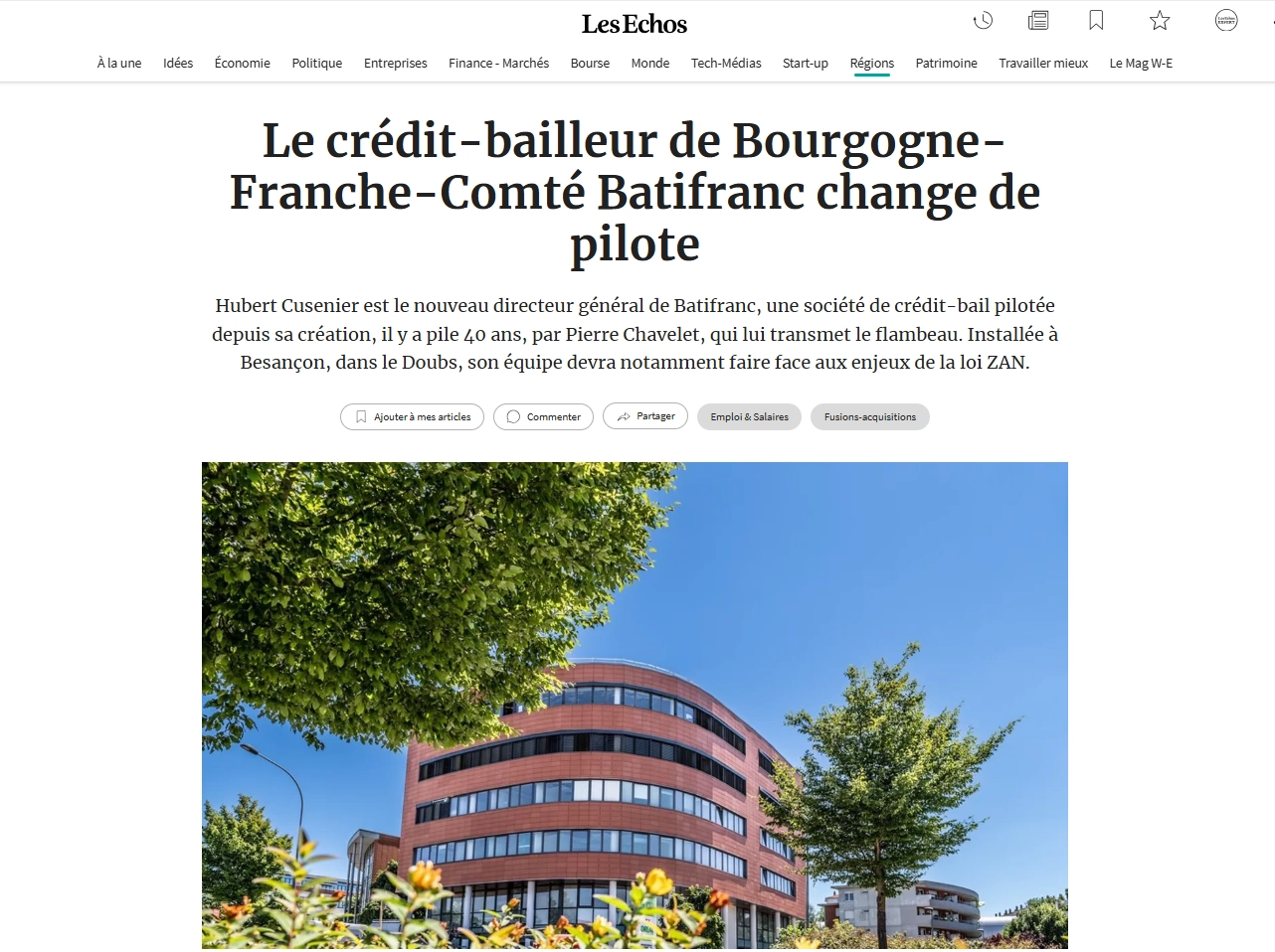 Extrait de l'article